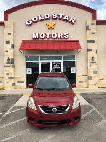 2012 Nissan Versa for sale at Gold Star Motors Inc. in San Antonio TX
