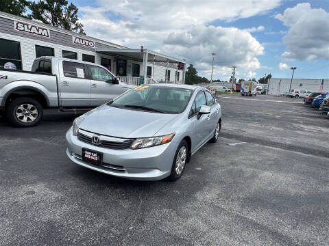 2012 Honda Civic for sale at Grand Slam Auto Sales in Jacksonville NC