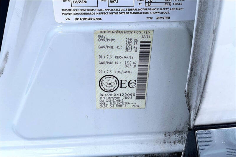 2020 Nissan Murano Platinum