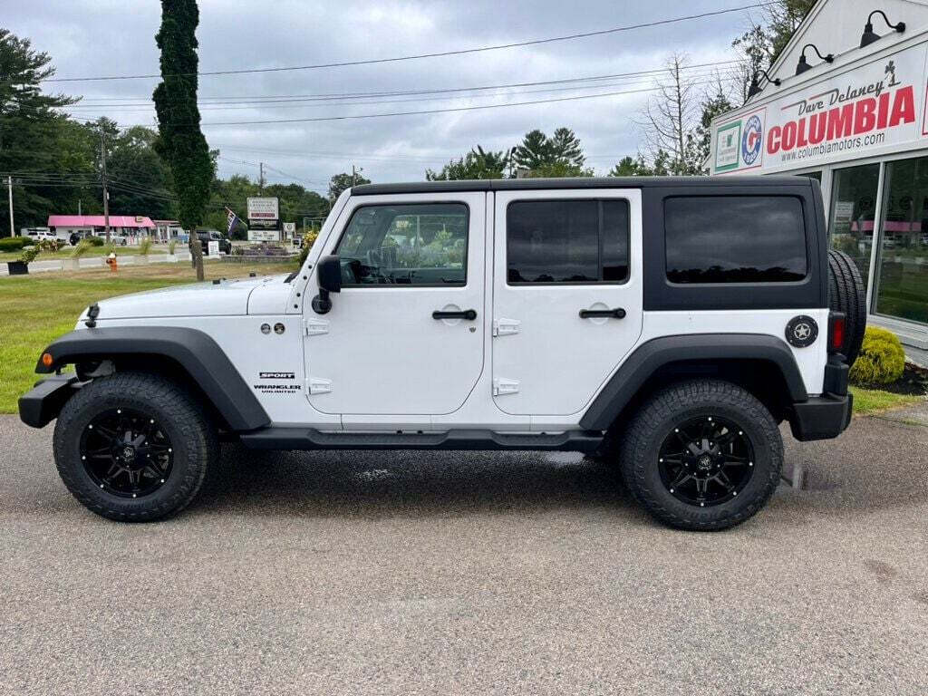 2017 Jeep Wrangler Unlimited for sale at Dave Delaney's Columbia in Hanover, MA