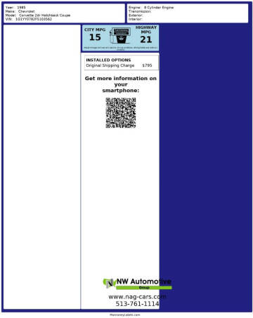 1985 Chevrolet Corvette