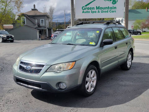 2009 Subaru Outback for sale at Green Mountain Auto Spa and Used Cars in Williamstown VT