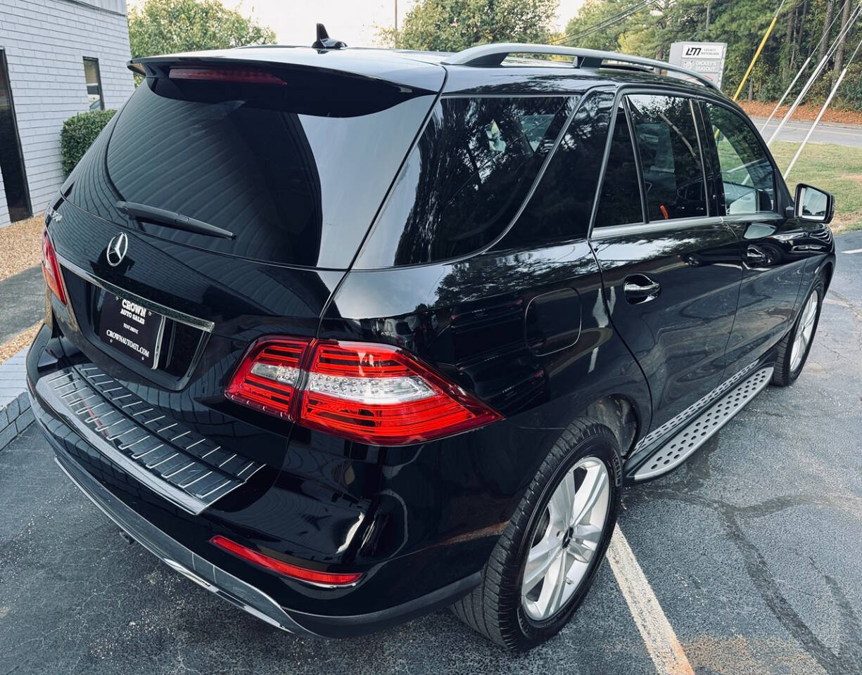 2013 Mercedes-Benz M-Class for sale at Crown Auto Sales in Marietta, GA