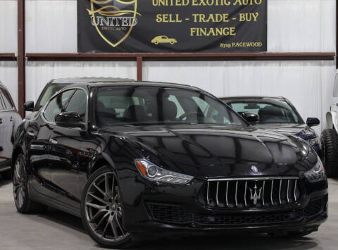 2018 Maserati Ghibli for sale at United Exotic Auto in Houston TX