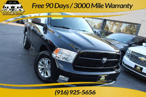 2012 RAM 1500 for sale at West Coast Auto Sales Center in Sacramento CA