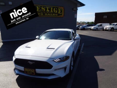 2018 Ford Mustang for sale at PRESTIGE AUTO SALES in Spearfish SD