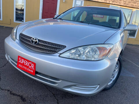 2002 Toyota Camry for sale at Superior Auto Sales, LLC in Wheat Ridge CO