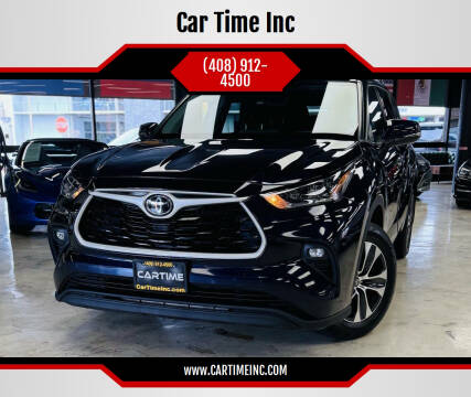2020 Toyota Highlander for sale at Car Time Inc in San Jose CA