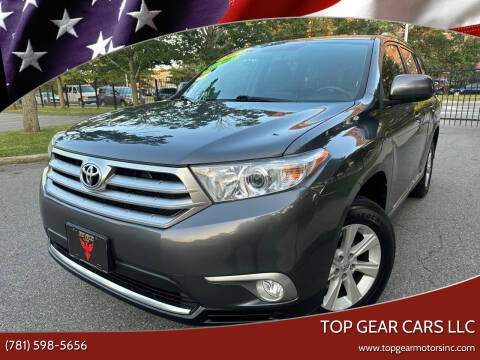 2013 Toyota Highlander for sale at Top Gear Cars LLC in Lynn MA