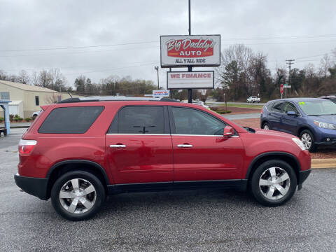 2012 GMC Acadia for sale at Big Daddy's Auto in Winston-Salem NC