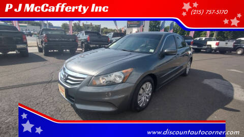 2012 Honda Accord for sale at P J McCafferty Inc in Langhorne PA