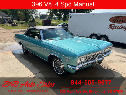 1966 Chevrolet Impala for sale at B & B Auto Sales in Brookings SD