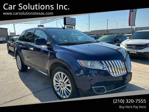 2011 Lincoln MKX for sale at Car Solutions Inc. in San Antonio TX