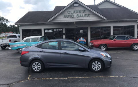 2017 Hyundai Accent for sale at Clarks Auto Sales in Middletown OH