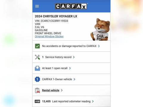 2024 Chrysler Voyager LX