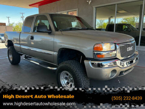 2003 GMC Sierra 1500 for sale at High Desert Auto Wholesale in Albuquerque NM