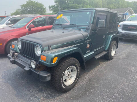 2000 Jeep Wrangler for sale at Budjet Cars in Michigan City IN