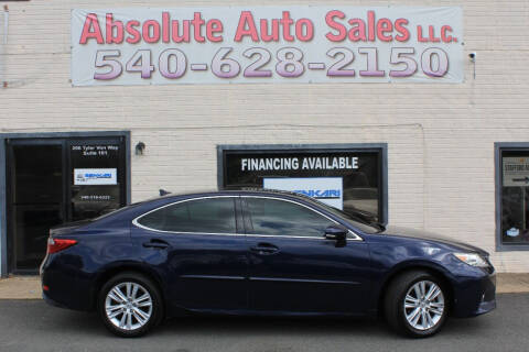 2014 Lexus ES 350 for sale at Absolute Auto Sales in Fredericksburg VA