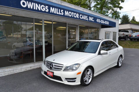 2012 Mercedes-Benz C-Class for sale at Owings Mills Motor Cars in Owings Mills MD