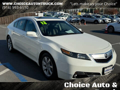 2012 Acura TL for sale at Choice Auto & Truck in Sacramento CA