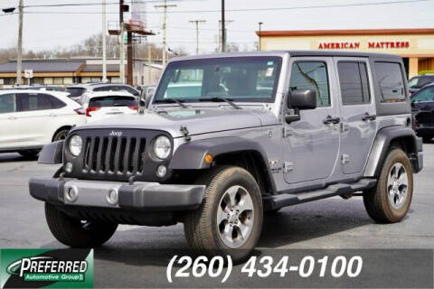 2016 Jeep Wrangler Unlimited for sale at Preferred Auto Fort Wayne in Fort Wayne IN