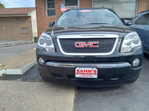 2012 GMC Acadia for sale at Sann's Auto Sales in Baltimore MD