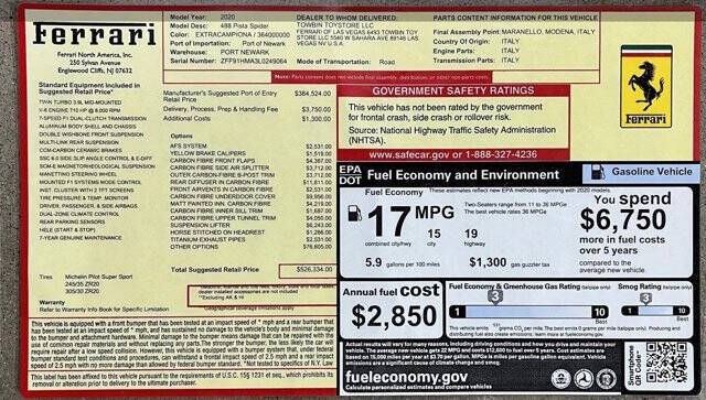 2020 Ferrari 488 Pista Spider