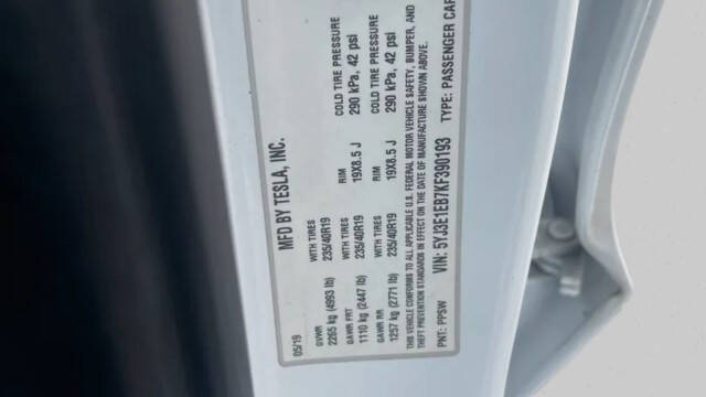 2019 Tesla Model 3 Performance