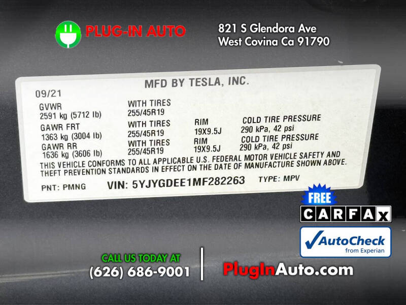 2021 Tesla Model Y Long Range