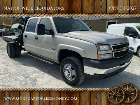 2006 Chevrolet Silverado 3500 for sale at Nationwide Liquidators in Angier NC