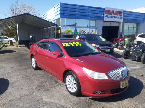 2012 Buick LaCrosse for sale at Brian Jones Motorsports Inc in Danville VA