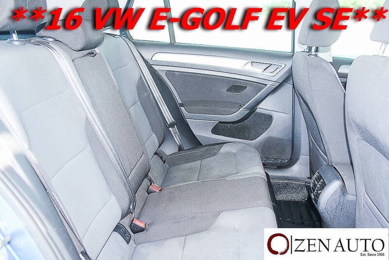 2016 Volkswagen e-Golf SE