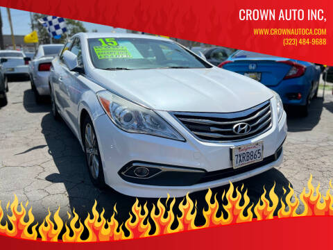 2015 Hyundai Azera for sale at CROWN AUTO INC, in South Gate CA