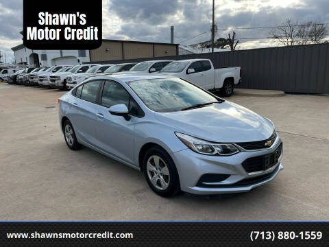 2017 Chevrolet Cruze for sale at Shawn's Motor Credit in Houston TX