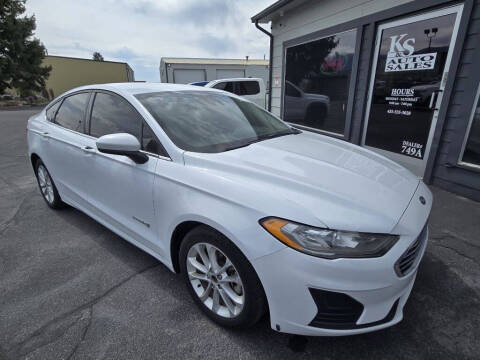2019 Ford Fusion Hybrid for sale at K & S Auto Sales in Smithfield UT