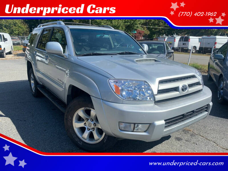 2005 Toyota 4Runner for sale at Underpriced Cars in Marietta GA