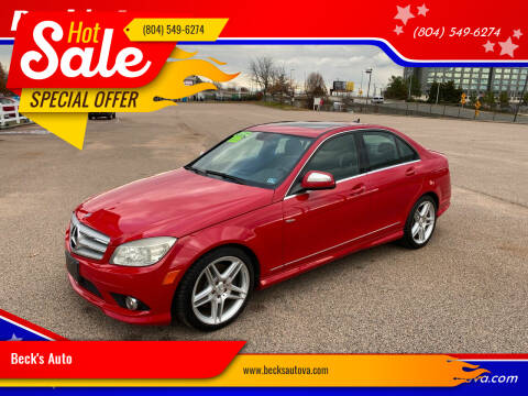 2009 Mercedes-Benz C-Class for sale at Beck's Auto in Chesterfield VA