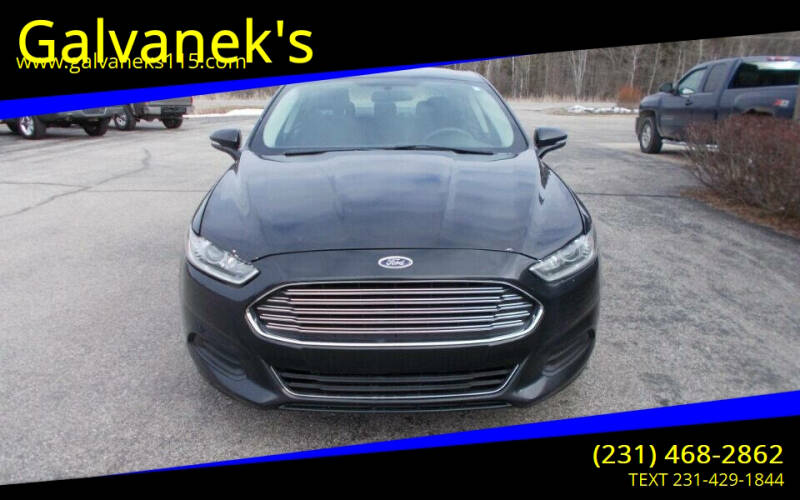 2015 Ford Fusion for sale at Galvanek's in Cadillac MI