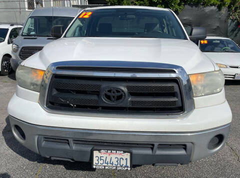 2012 Toyota Tundra for sale at Eden Motor Group in Los Angeles CA