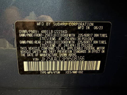 2023 Subaru Forester