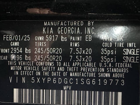 2025 Kia Telluride S