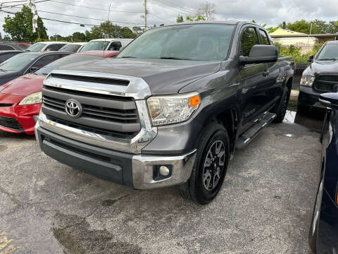 2014 Toyota Tundra for sale at America Auto Wholesale Inc in Miami FL