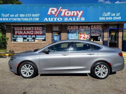 2016 Chrysler 200 for sale at R Tony Auto Sales in Clinton Township MI
