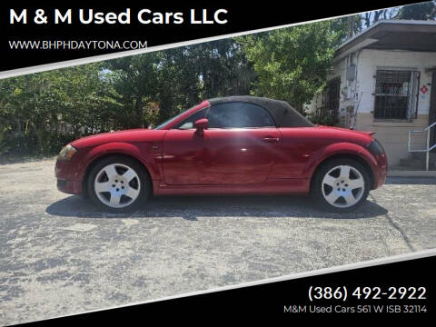 2001 Audi TT for sale at M & M Used Cars LLC in Daytona Beach FL