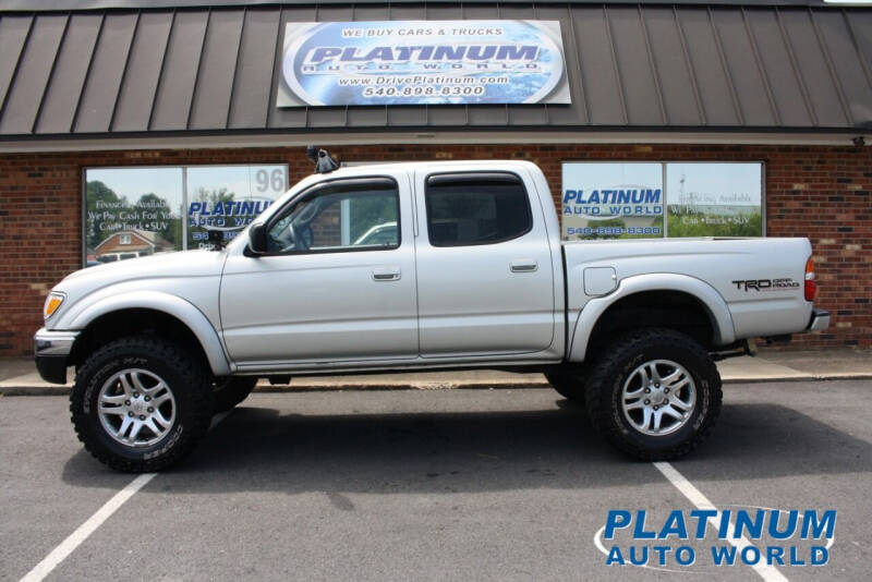 2002 Toyota Tacoma for sale at Platinum Auto World in Fredericksburg VA