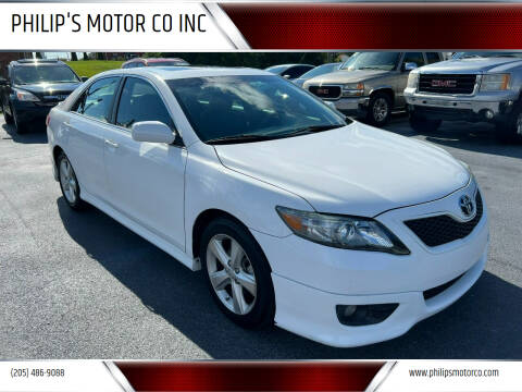 2011 Toyota Camry for sale at PHILIP'S MOTOR CO INC in Haleyville AL