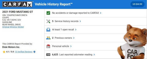 2021 Ford Mustang GT