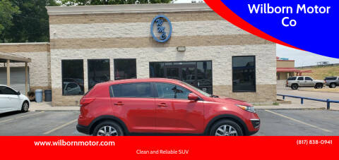 2015 Kia Sportage for sale at Wilborn Motor Co in Fort Worth TX