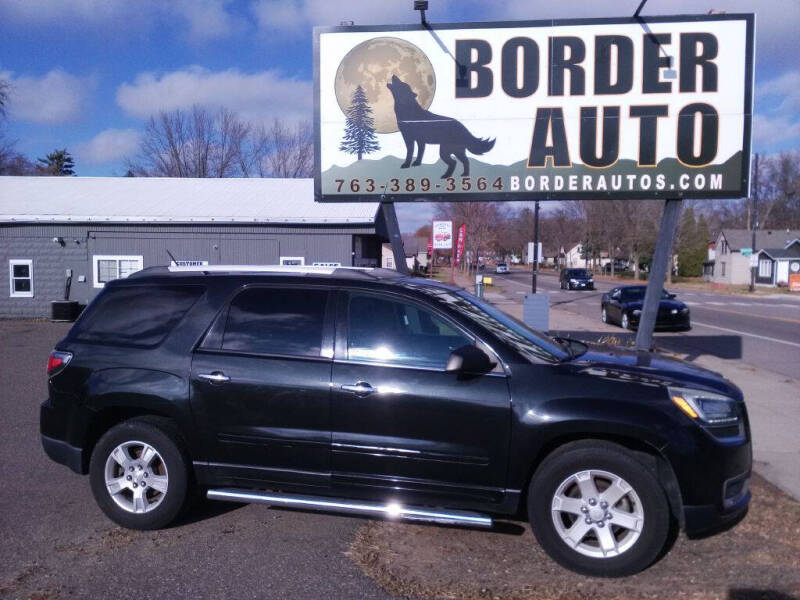 2013 GMC Acadia for sale at Border Auto of Princeton in Princeton MN