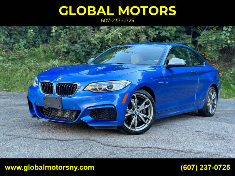 2016 BMW 2 Series for sale at GLOBAL MOTORS in Binghamton NY
